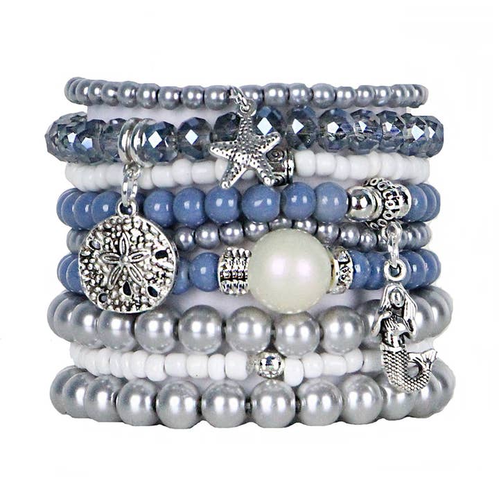 Ophelia - Handmade Beaded Bracelets Set for wholesale by Bohemian Bracelets