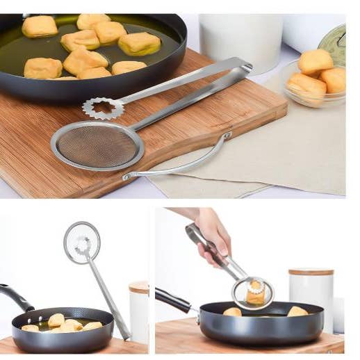 VIGOR - Wholesale Kitchen Tool/Gadget - Multi Functional 2 in 1 Deep Fry Tool Filter Spoon Strainer8
