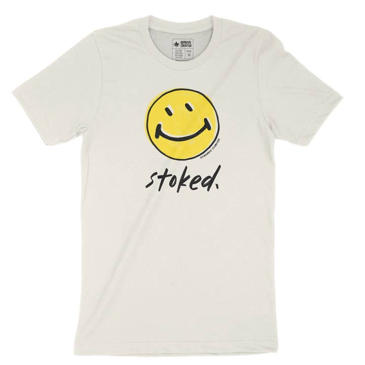 Camiseta unisex Stoked de escalada en roca para actividades al aire libre para venta al por mayor de Dynamite Starfish