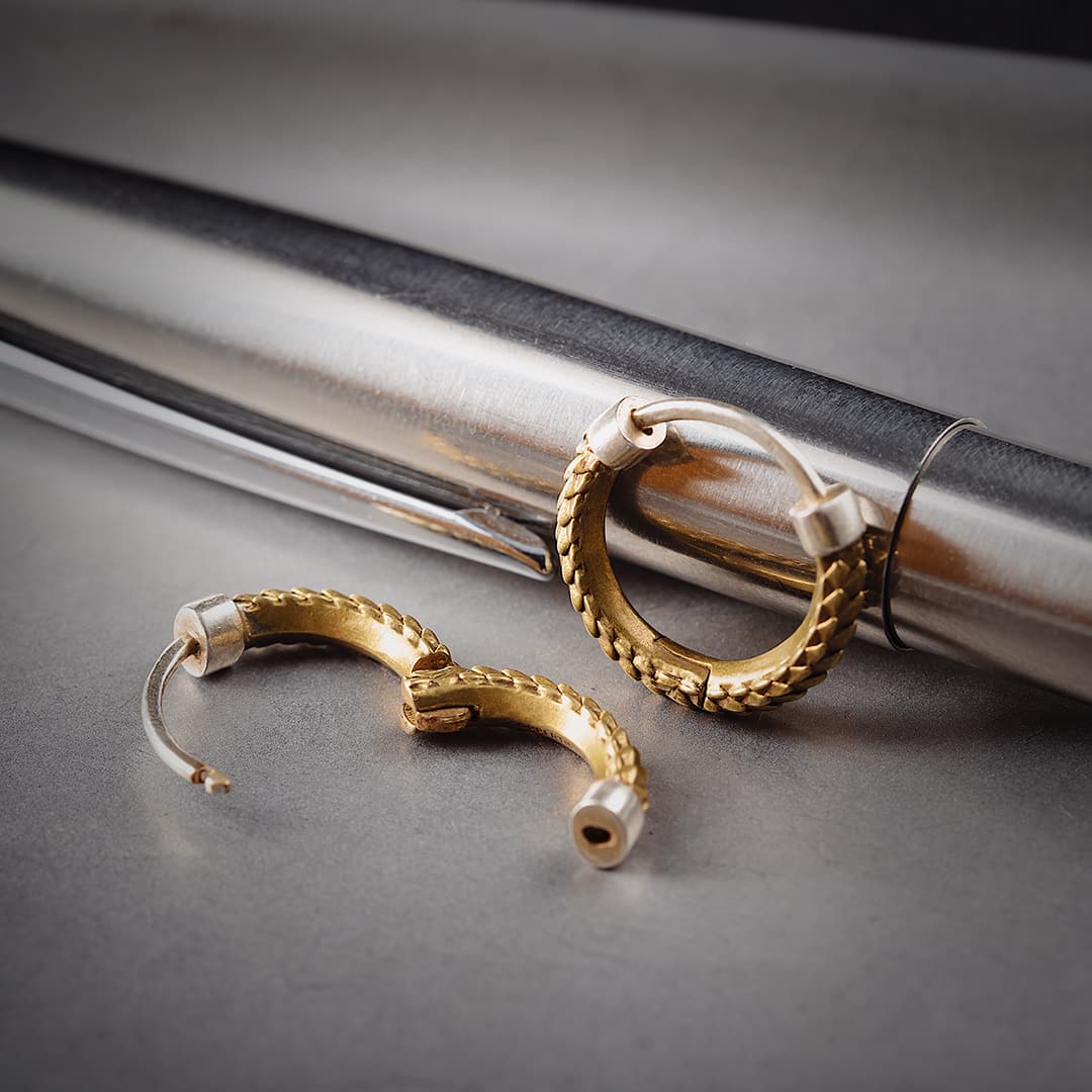 Coppertist.wu - Wholesale Hoop Earrings - Snake Skin Earrings10