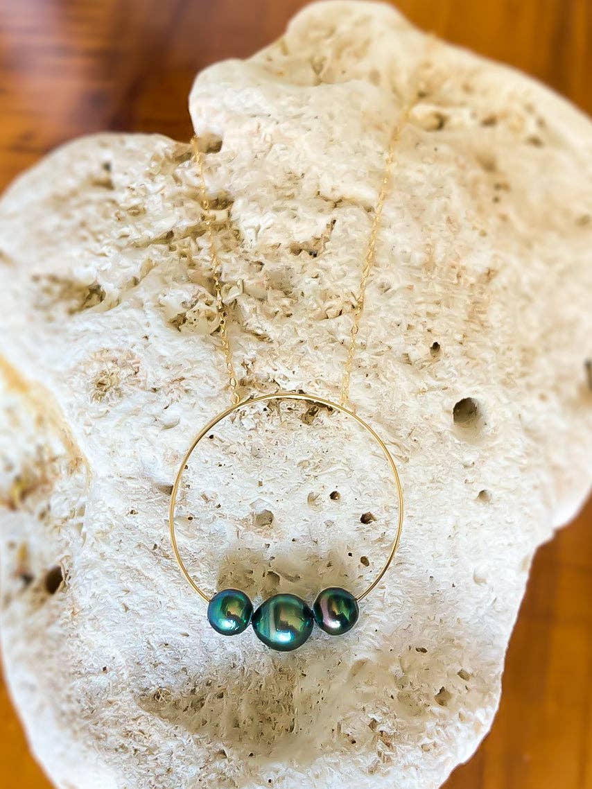 Gold Mahina Tahiti-Perlenkette für den Großhandel auf Faire2