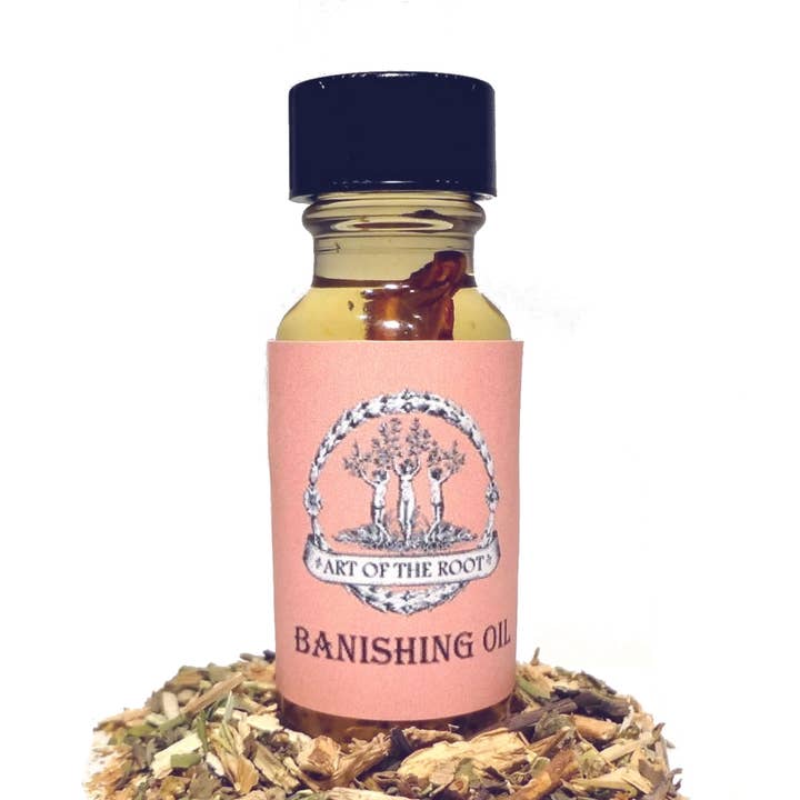 Banishing Oil for Negativity, Bad Energy & Negative People for wholesale by Art of the Root