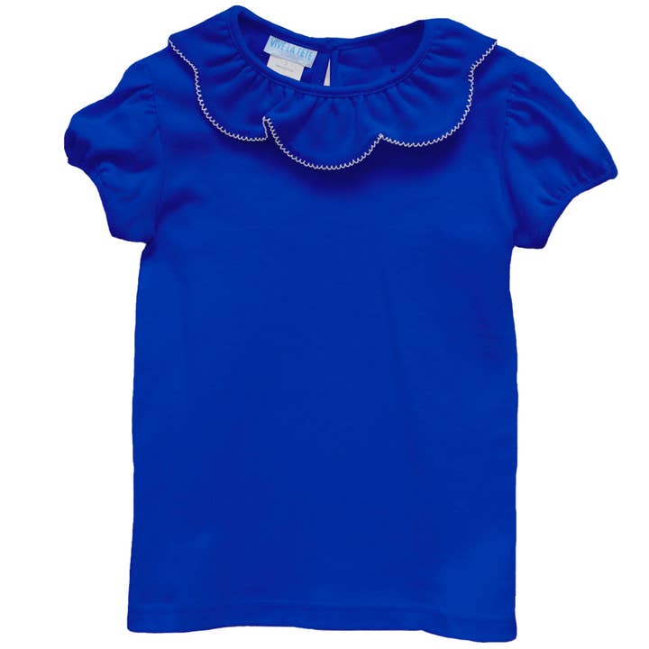 Vive La Fete - Wholesale T-Shirt - Kids - Knit Short Puffy Sleeve Girls Tee Shirt