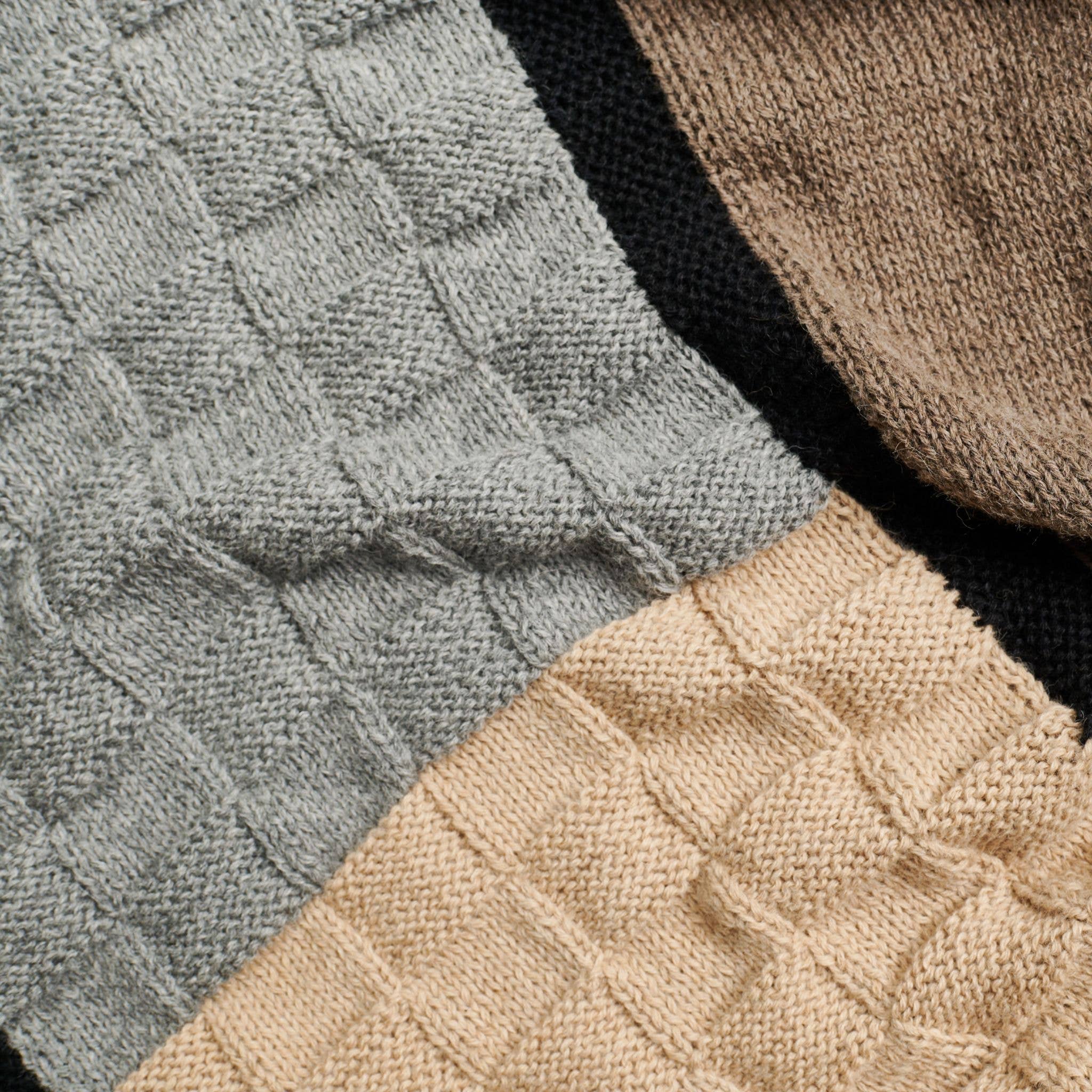 Variously – wholesale Throw blanket – Muhu Hand Knitted Peruvian Alpaca Blanket / Blanket Scarf8