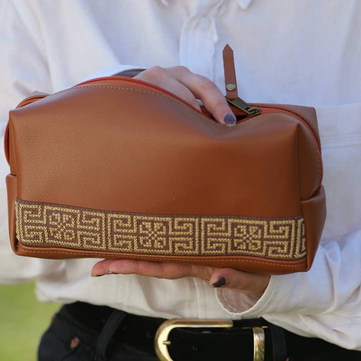 Darzah - Wholesale Toiletry Bag - Women's - Travel Kit - Brown3