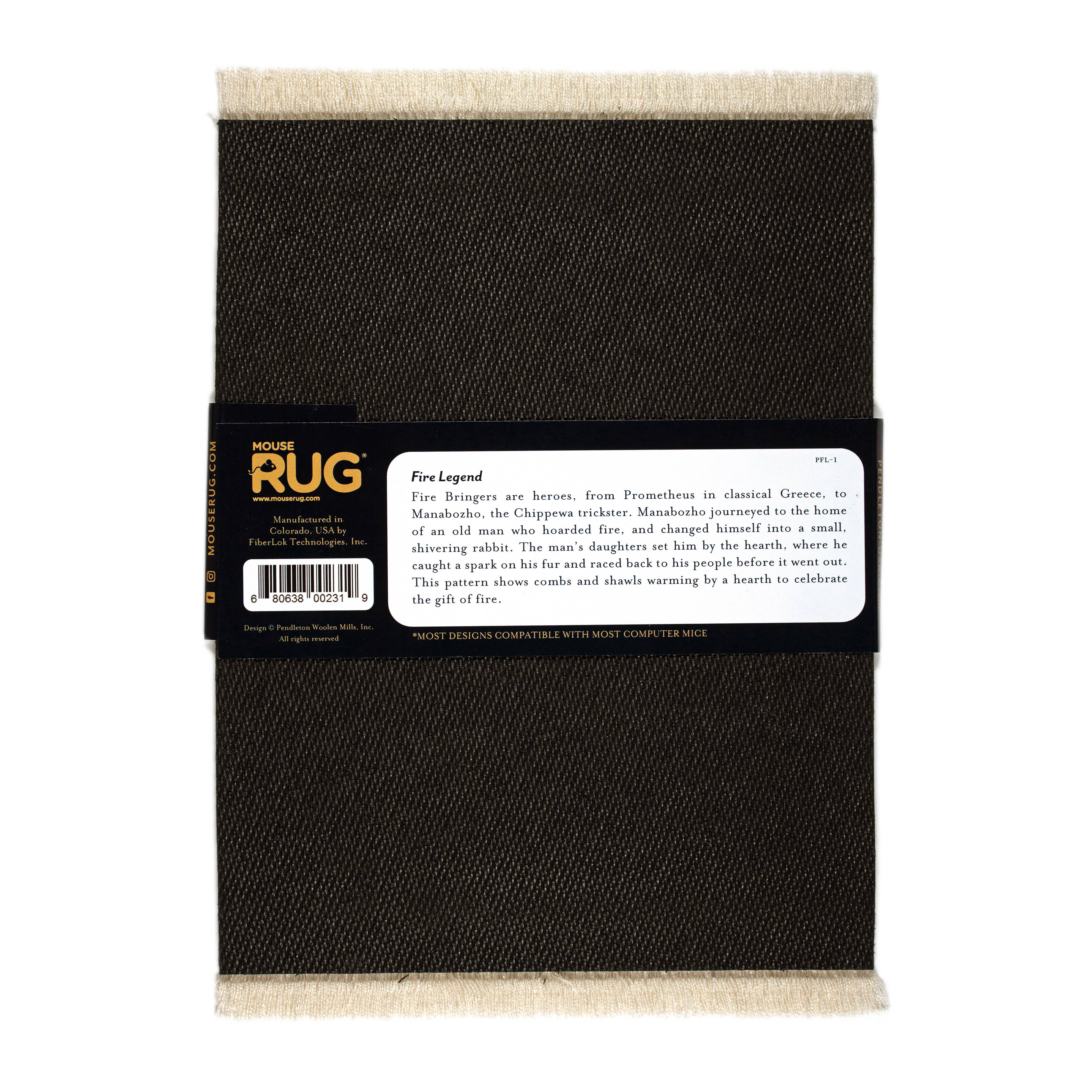 Mouse Rug - Wholesale Mousepad/Trackpad - Pendleton Fire Legend MouseRug5