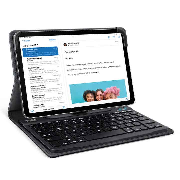 Universal Wireless Keyboard With Integrated Book Cover for wholesale by SBS