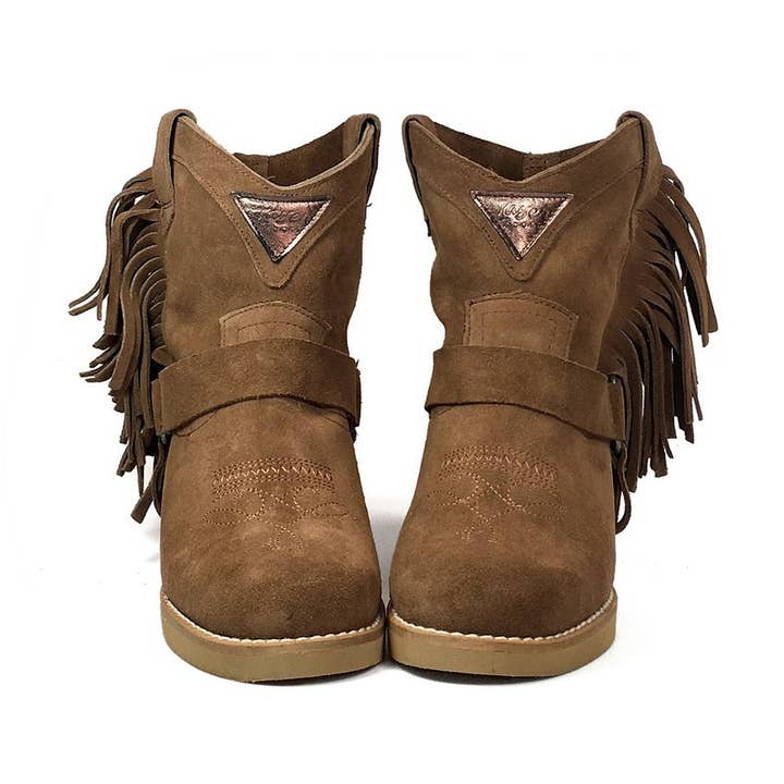 Austin ruskindsstøvlet med kilehæl for engroshandel hos LAYER BOOTS