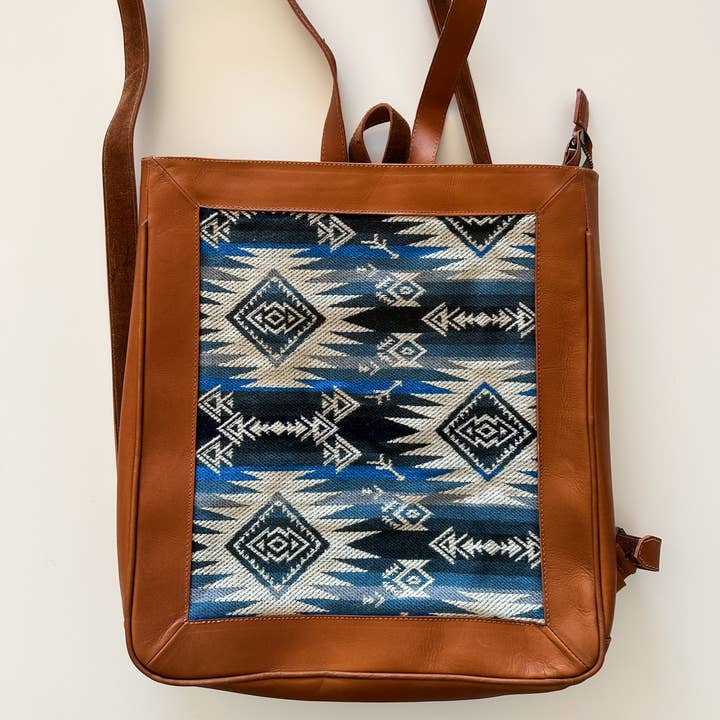 Wylde Brigade - Wholesale Backpack - Women's - Cruz Leather Aztec Slim Backpack
