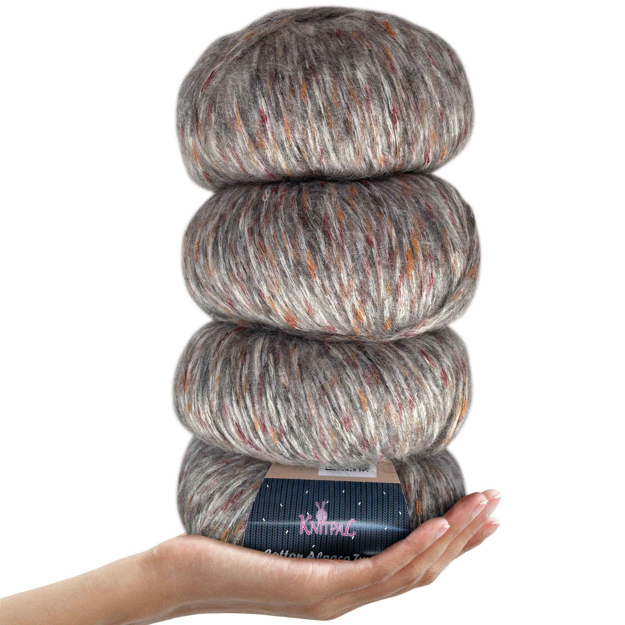 KnitPal - Wholesale Yarn - Cotton Alpaca Tweed - #3 Dk33