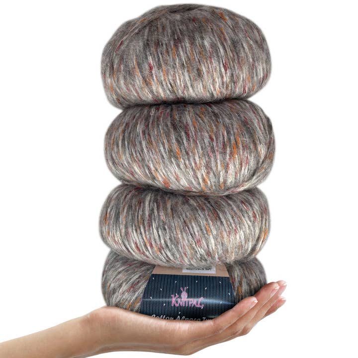KnitPal - Wholesale Yarn - Cotton Alpaca Tweed - #3 Dk33