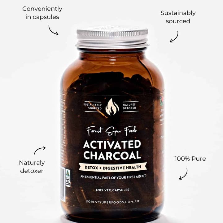 Forest Super Foods - Wholesale Oral Supplement/Vitamin - Activated Charcoal Capsules2