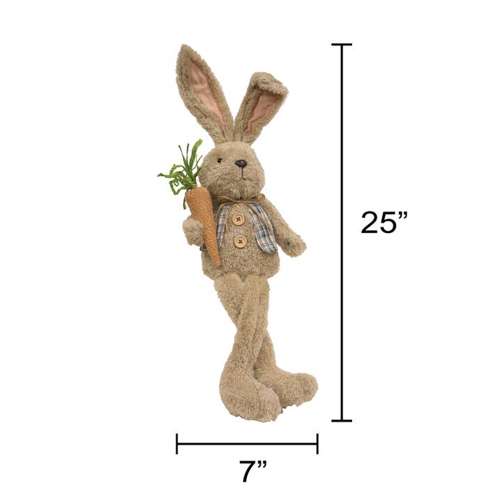 Bright Ideas - Venta al por mayor Artículo decorativo de mesa - Patas colgantes de conejo Tan Boy1
