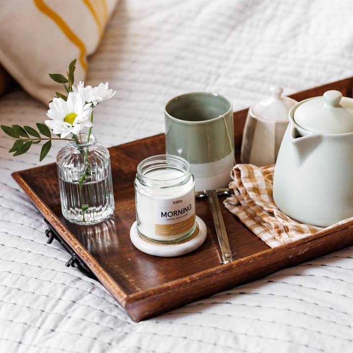 Milis - Wholesale Jar/Filled Candle - Morning Candle - coffee caramel & chocolate 1