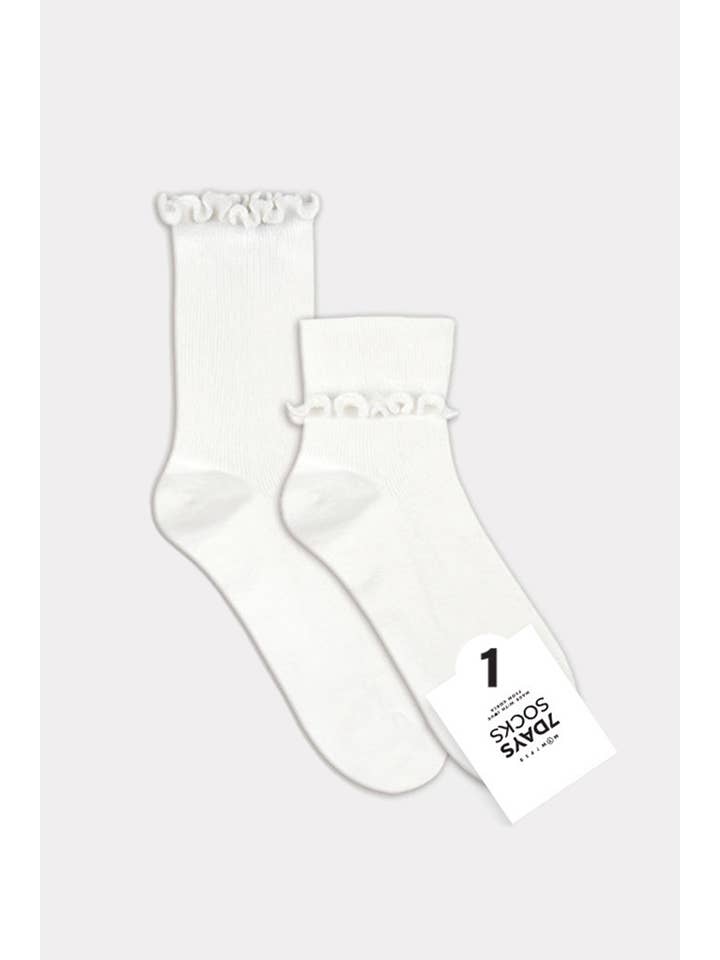 7DAYSSOCKS - Wholesale Socks - Women's - Women's Crew Frill Socks