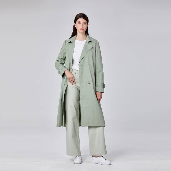 Smart and Joy - Wholesale Trench Coat - Women's - Classic-looking trench coat2