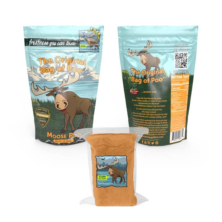 "The Original Bag of Poo"® - Wholesale Cotton Candy - The Original Bag of Poo (Moose Poo)