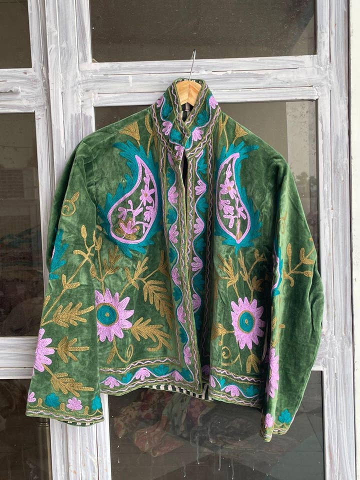 Homesoul - Wholesale Jacket - Women's - Velvet Suzani Jackets 7