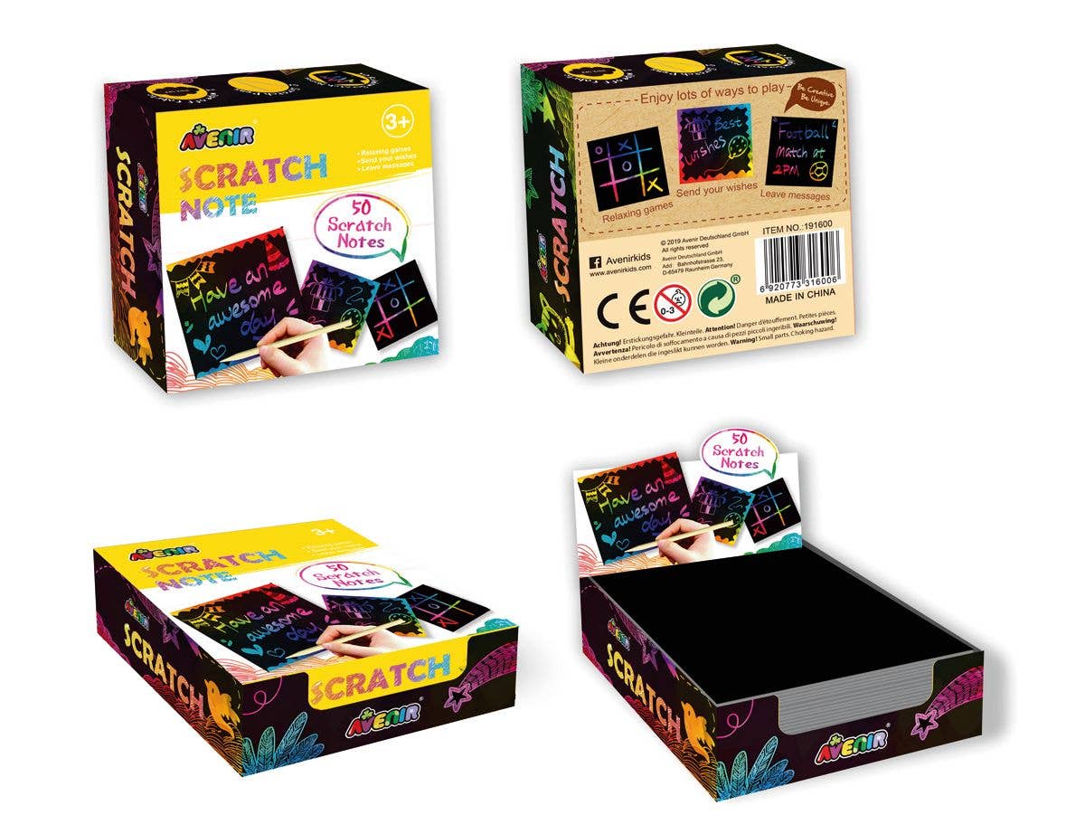 DAM - Wholesale Notepad - Avenir - FULL Display Scratch Note Paper1