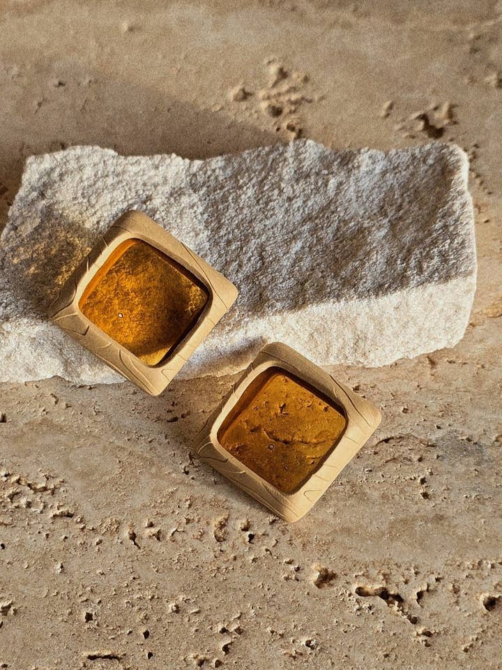 Polymer Clay Earrings | Glass Earrings | Mosaic Earrings for wholesale by That Clay Girl Co.