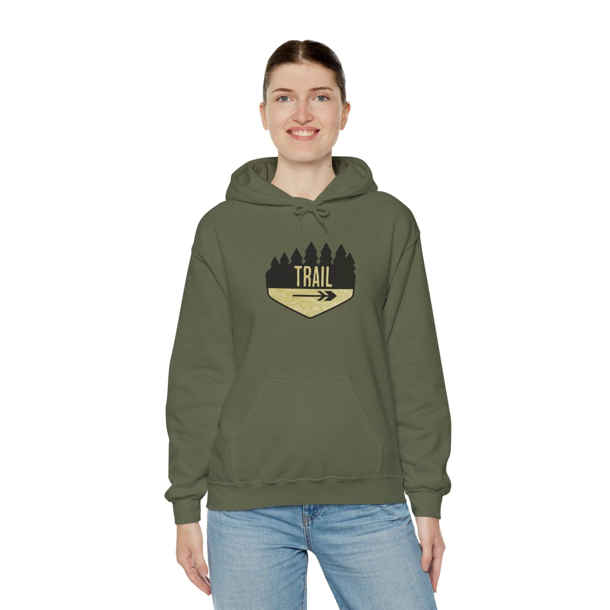 Restored By Nature Company - Wholesale Hoodie - Women's - Hiking Trail Sign Hoodie – Cozy Cotton-Blend Adventure Sweat6