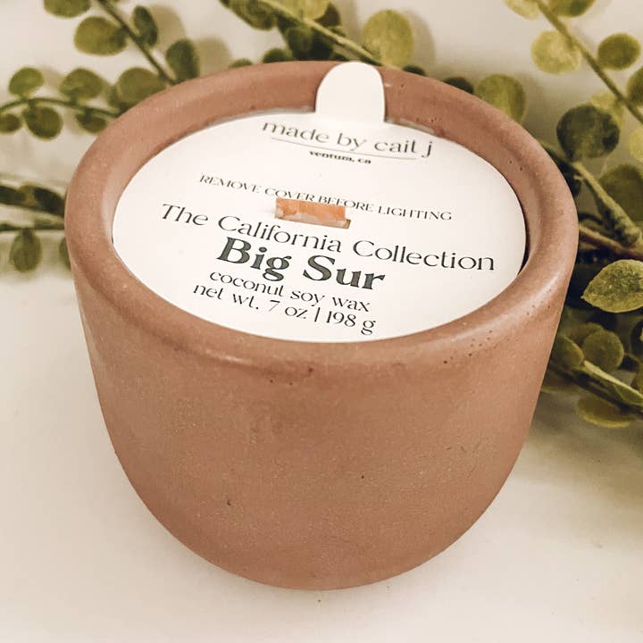 Made by Cait J - Wholesale Jar/Filled Candle - Big Sur Candle0