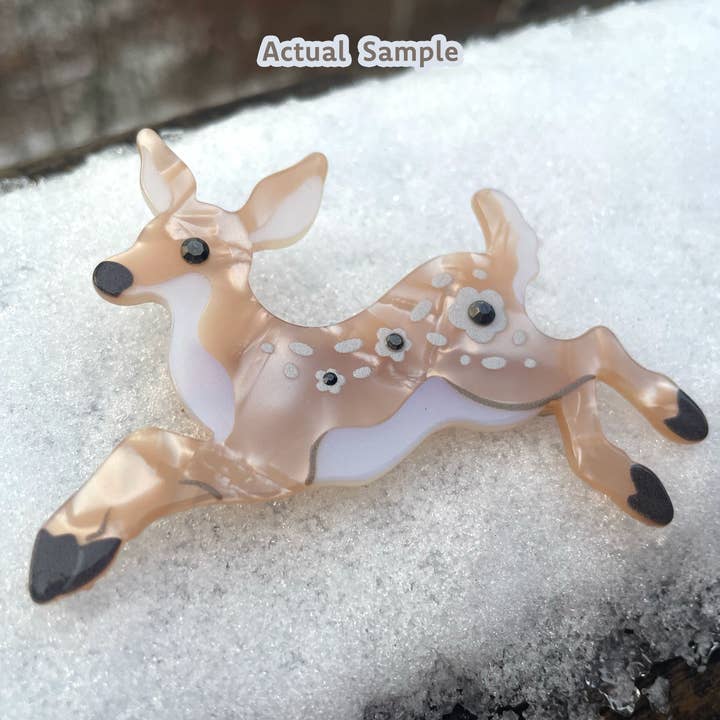 Cambrasine - Wholesale Hair Clip - Women's - Leaping Fawn Hair Barrette1