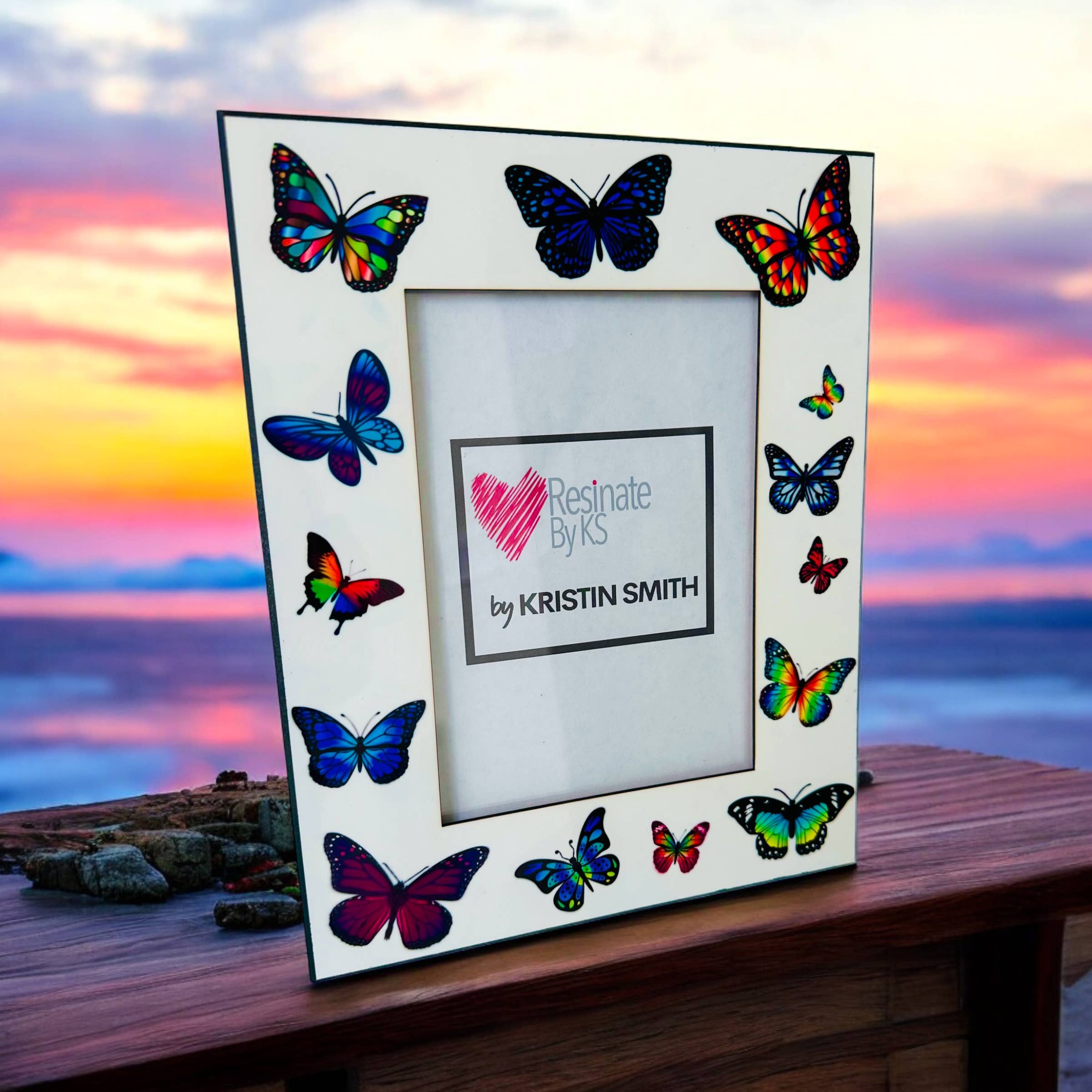 Resinate By KS / by KRISTIN SMITH - Wholesale Picture Frame - Butterfly Photo Picture Frame
