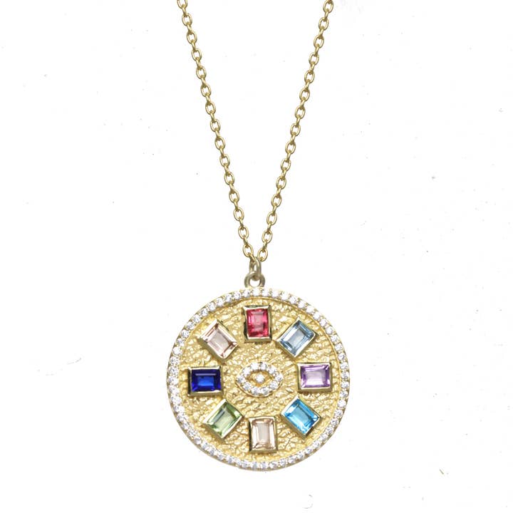 Sundial Necklace for wholesale by Rachel Reinhardt