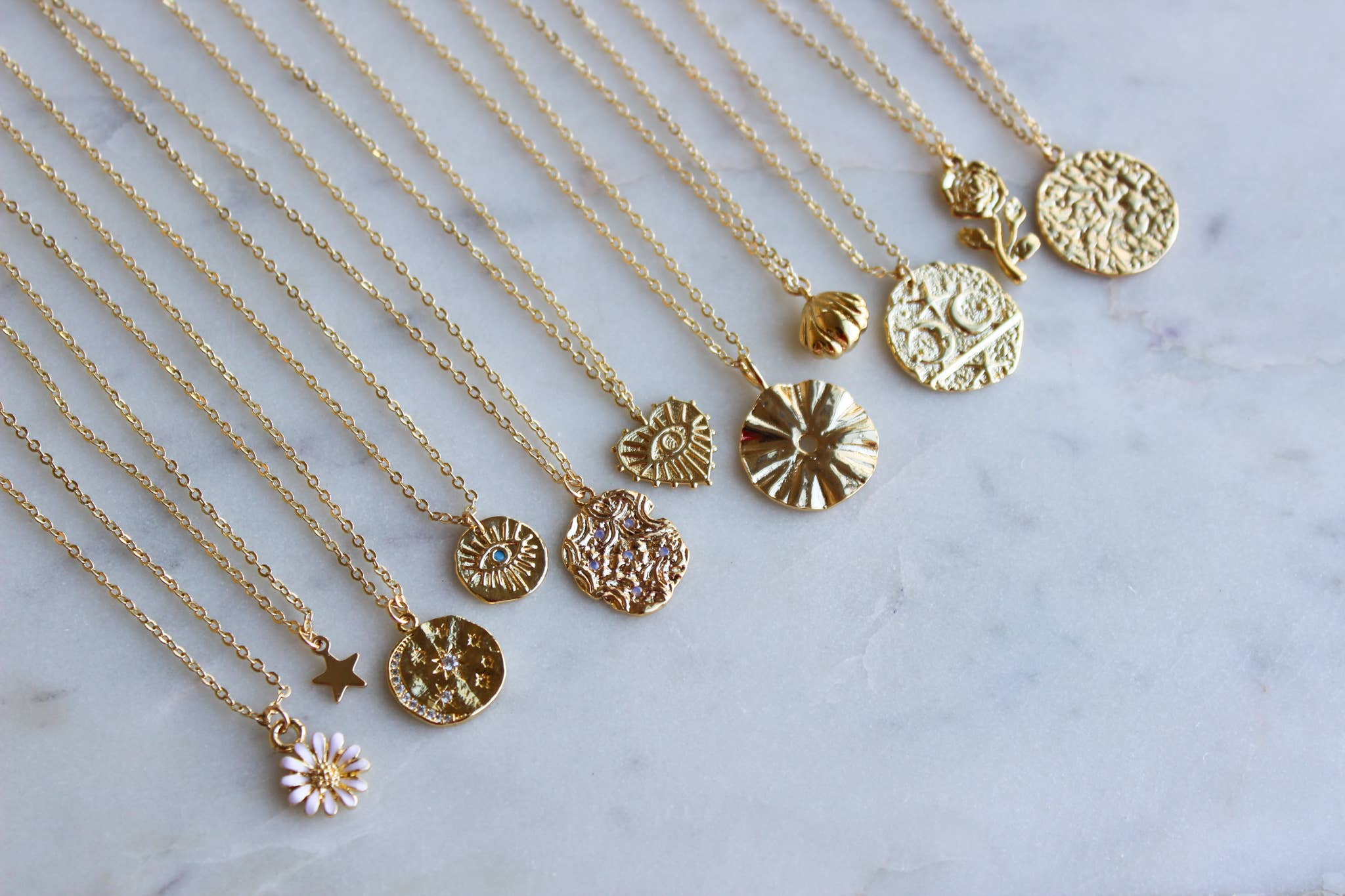 Laalee Jewelry – Engroshandel Halskæde med vedhæng – Guld Lagdeling Halskæde, Celestial Halskæde, Lagdelt Smykker7