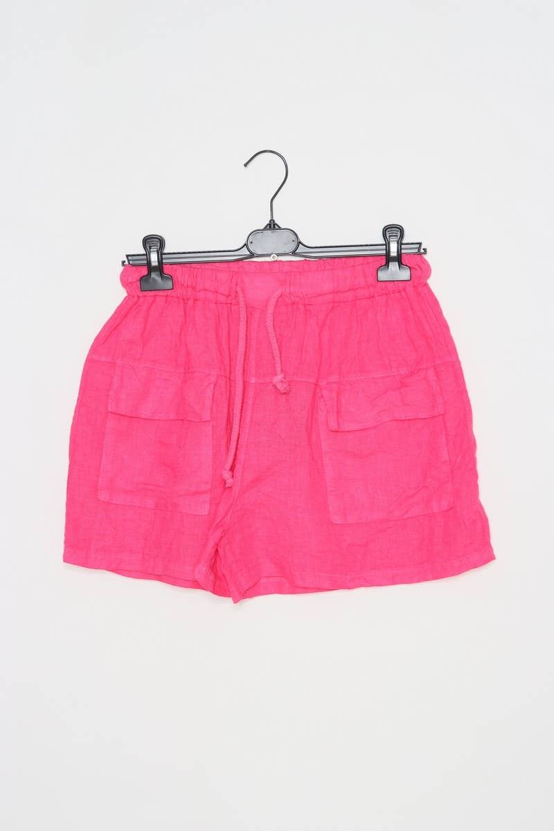 LÉA & LUC - Wholesale Korte broeken - Dames - Korte broek van 100% linnen REF. 85708