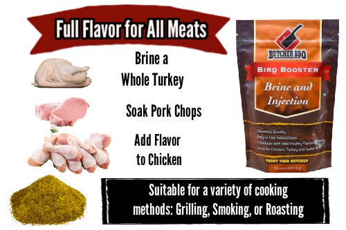 Butcher BBQ Inc - Wholesale Marinade - Bird Booster Brine Chicken / Turkey Brine3