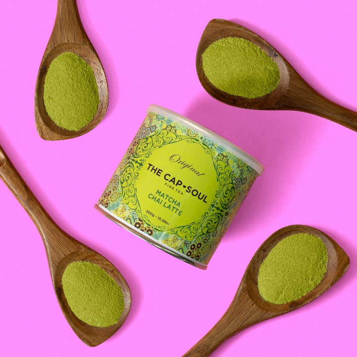 The Capsoul - Wholesale Gezondheid/Detox thee - Matcha chai latte 300 g2