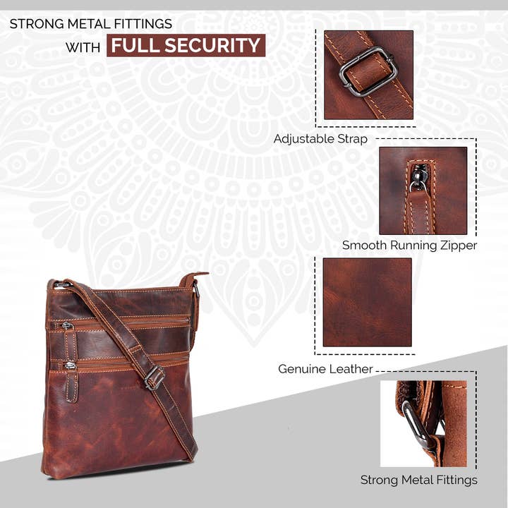 Greenwood Leather - Wholesale Crossbody Bag - Women's - Leather Crossbody Purse