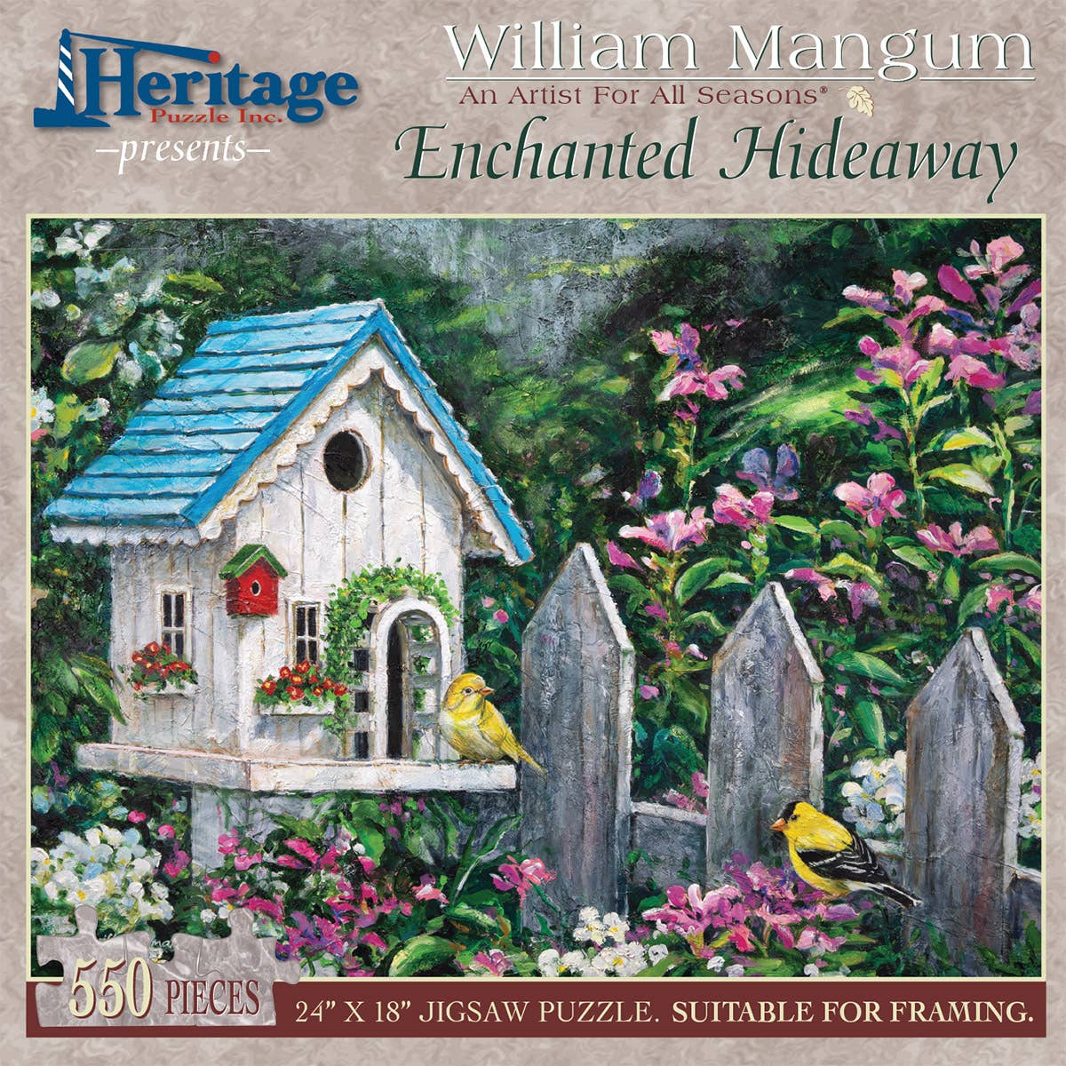 Heritage Puzzle - Vente Puzzle – adulte - Puzzle de 550 pièces Enchanted Hideaway1