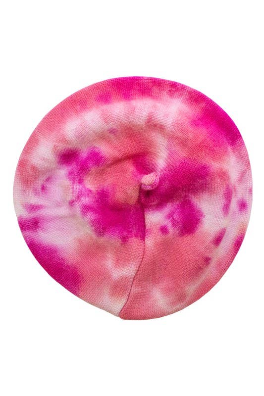 Suzie Q USA - Wholesale Beret - Women's - Tie-dyed Beret pumpkin hat0