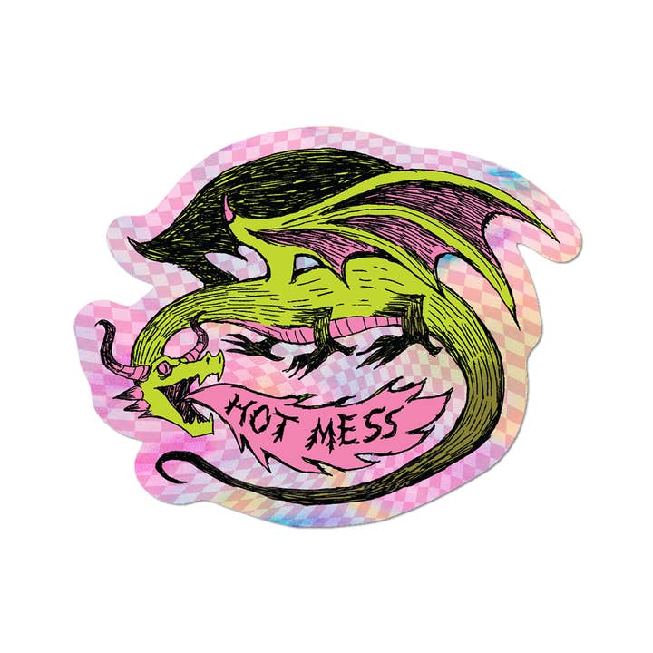 Hot Mess by Apply - Die-Cut Sticker (Valentines) for wholesale by Apply Stickers