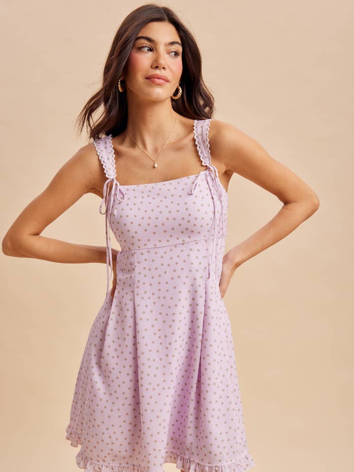 MINI-ROBE À POIS pour la vente par In Loom