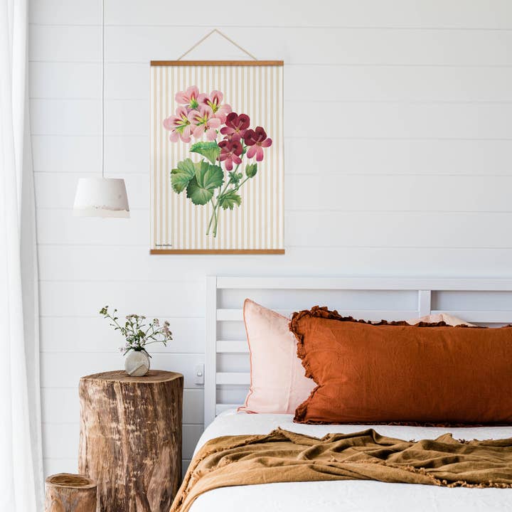 Home Dweller - Wholesale Tea Towel - Geranium Tea Towel