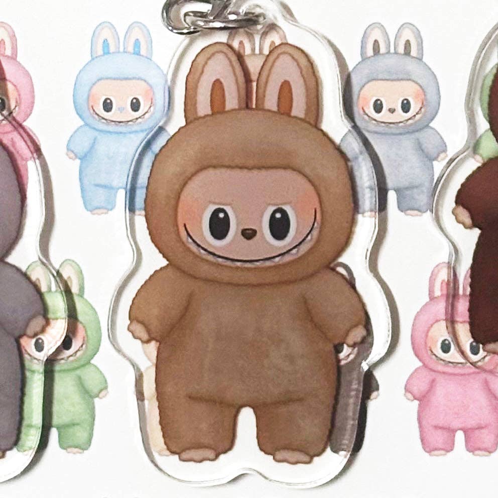 Parasol Paper - Wholesale Keychain - Women's - Labubu Exciting Macaron Series Mini Acrylic Charms9