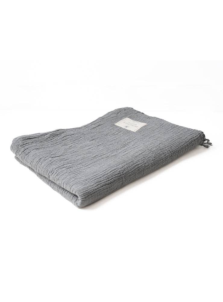 Primitive – wholesale Throw blanket – Carignan Reversible Gauze Muslin Throw Plaid Blanket W016