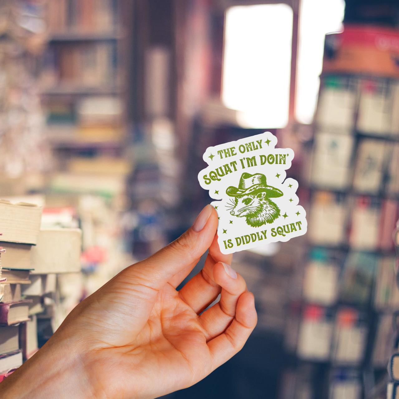 dkhandmade - Wholesale Sticker - THE ONLY SQUAT Sticker  1