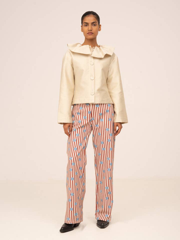 CARMEN SAYS - Wholesale Jacket - Women's - Chaqueta Brillo Crema de Payaso4