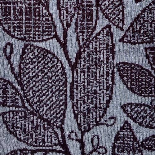 McKernan - Wholesale Hand Warmer - Meander Wristwarmers – Superfine Wool with Leaf Motif9