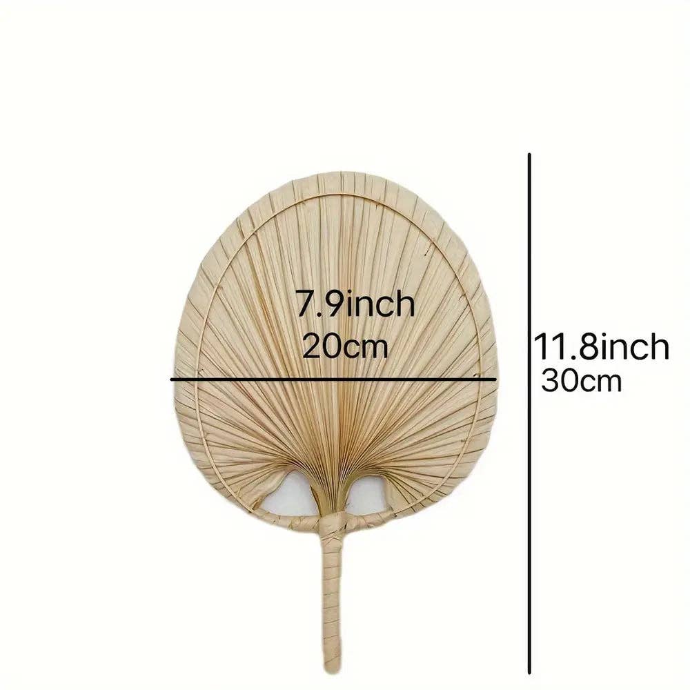 Huis Van Merken - Wholesale Wall Accent - Handcrafted Bamboo Fan Garden Style3