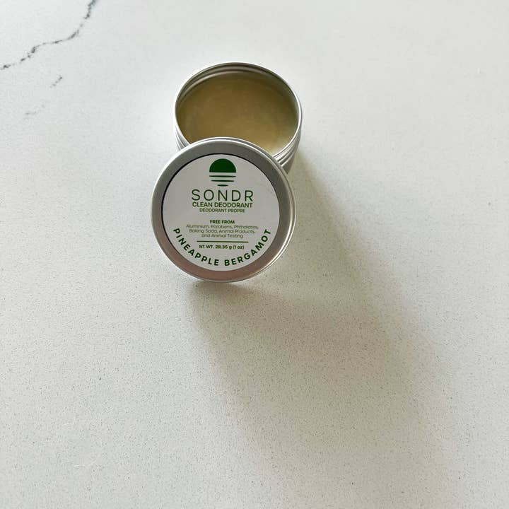 SONDR - Wholesale Deodorant - Unisex - Plastic Free Pineapple Bergamot