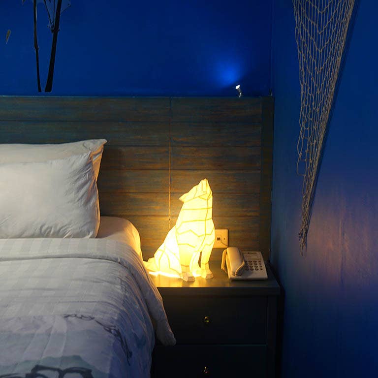 PAPERCRAFT WORLD – Großhandel Bastelset – Wolf 3D PaperCraft Origami Modell, Papierlampe28