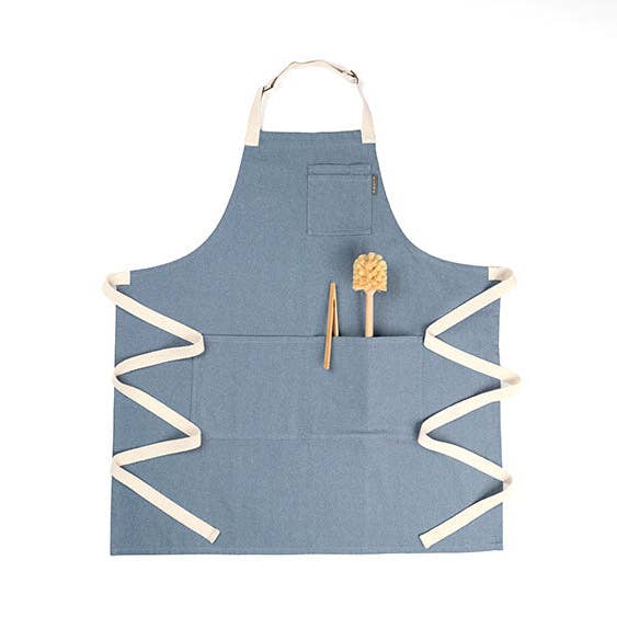 MEEMA - Wholesale Apron - Bib Apron with Pockets – Upcycled Cotton, Adjustable Fit5