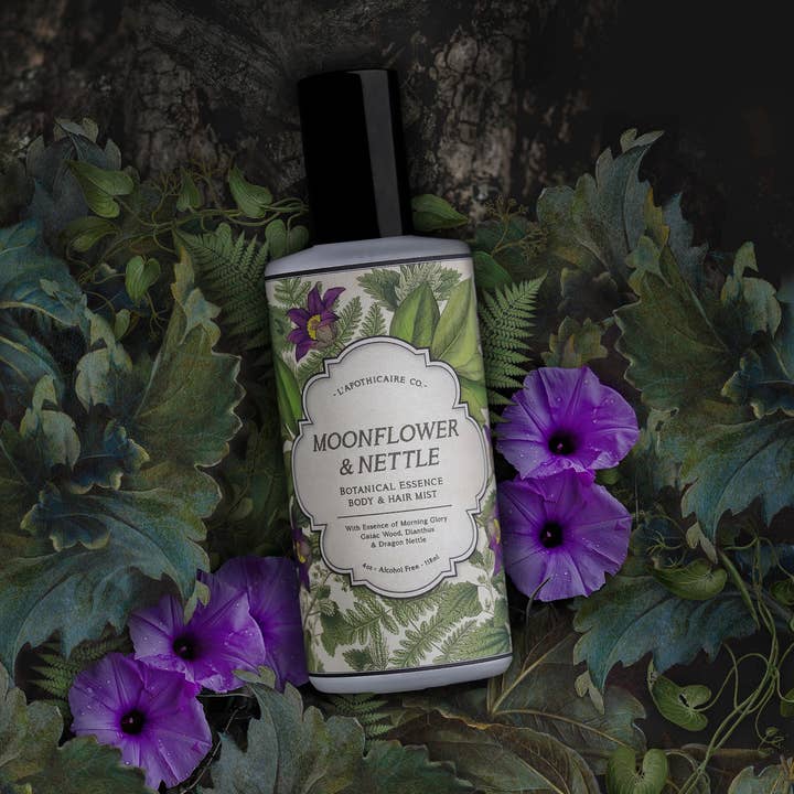 L'apothicaire Co. – Engroshandel Ansigts- og kropsspray – BOTANICA | Måneblomst + brændenælde | Hår- og kropsspray