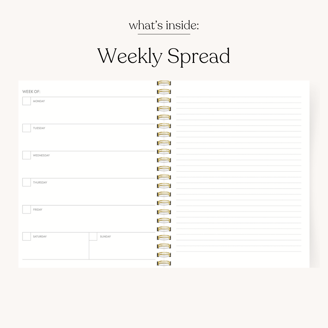 Elyse Breanne Design - Wholesale Planner - Terracotta Floral Undated Planner | Fall & Halloween6